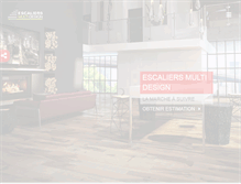 Tablet Screenshot of escaliersmultidesign.com